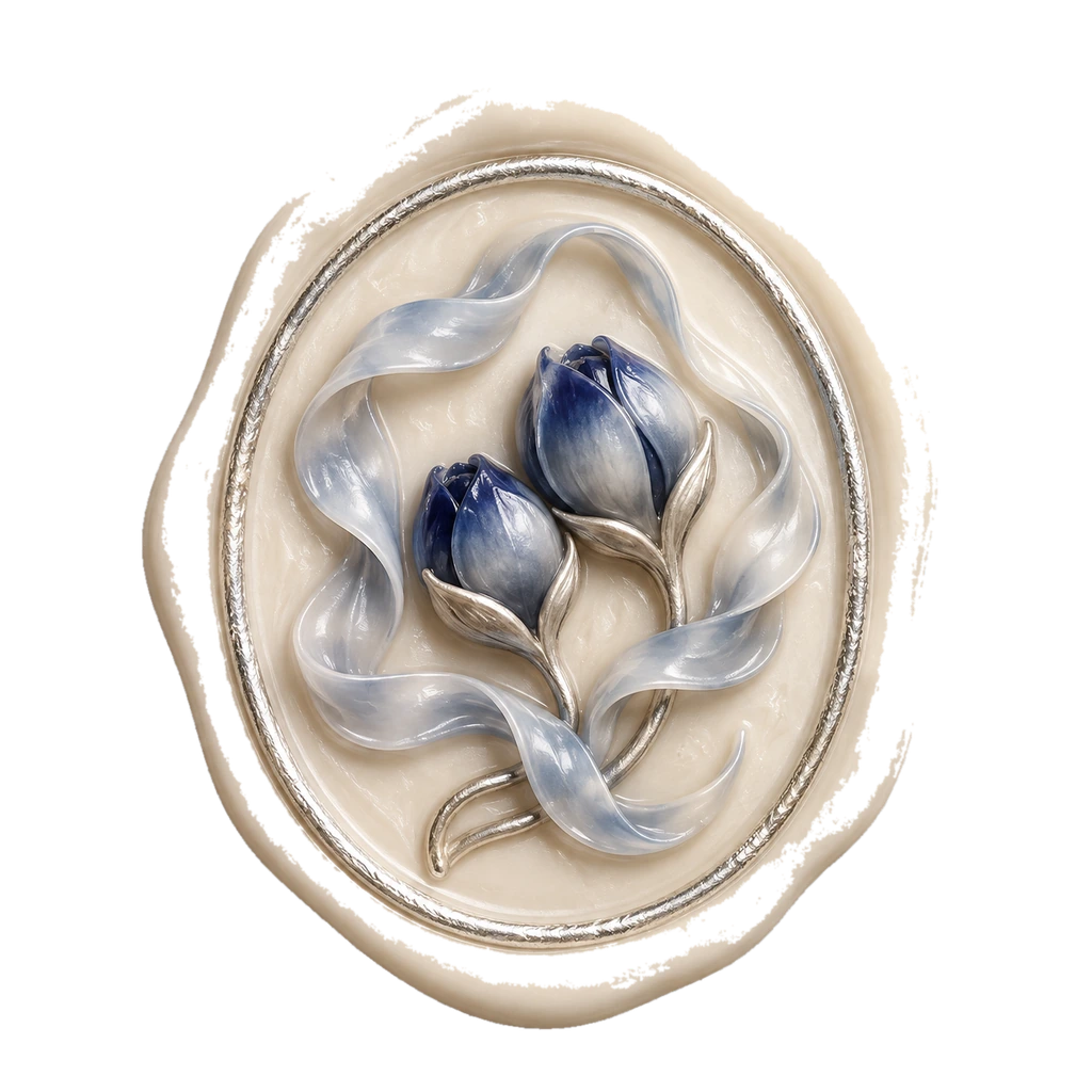 Cobalt Bloom wax seal