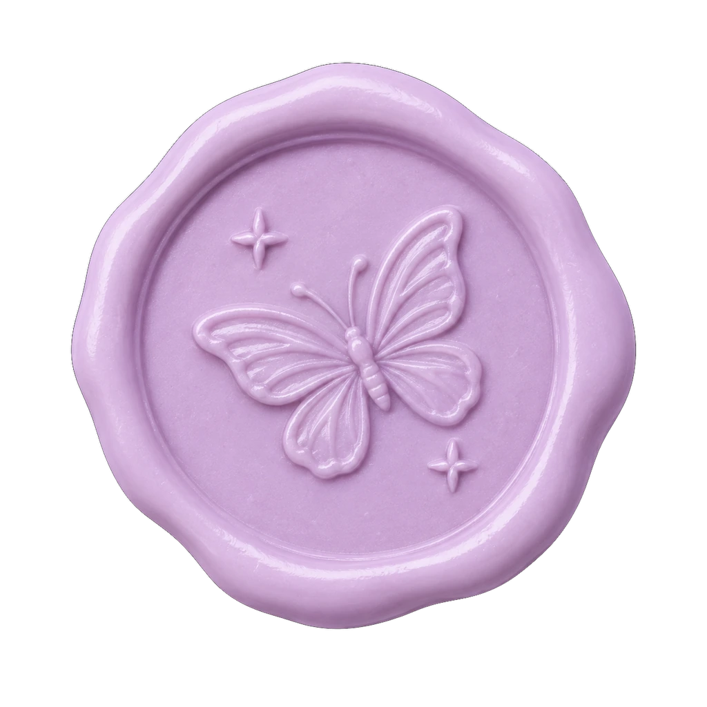 Garden Confetti wax seal