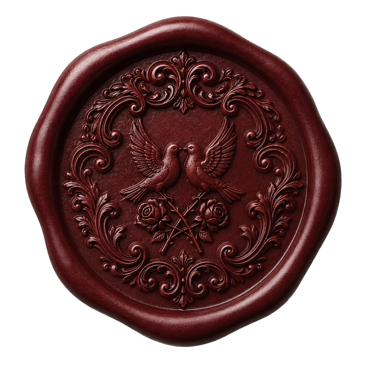 Oxblood Atelier wax seal