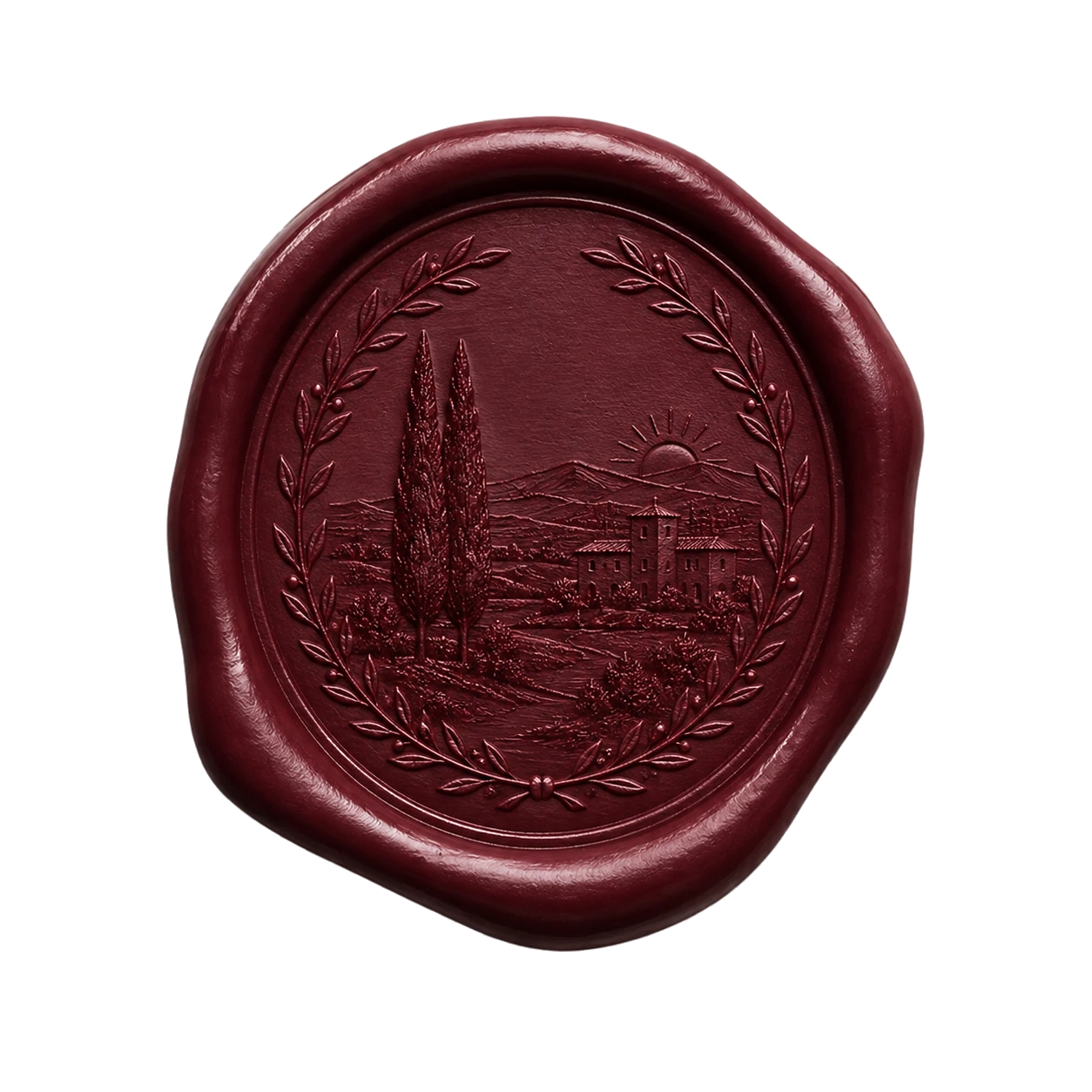 Oxblood Atelier wax seal
