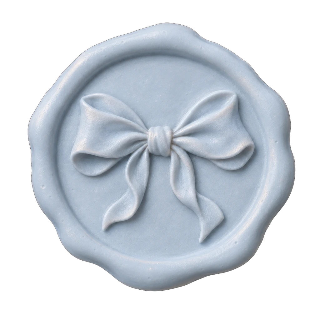 Rosewater Château wax seal